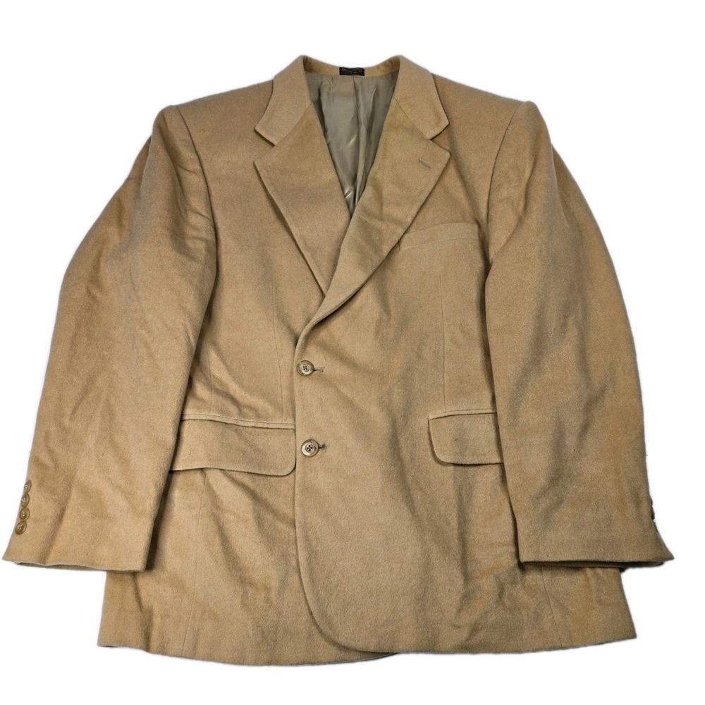 Savile Row for‎ AS The Mens Store Camel Wool Blend Blazer Sport Coat Jacket 46R